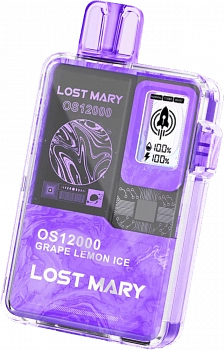 Lost Mary OS12000 POD-1 "Grape Lemon Ice / Виноград Лимон Лёд" 20