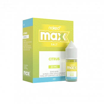 Ар Naked MAX SALT Ice Citrus 10-20