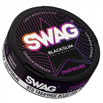 Жевательный табак Swag Premium Black/Slim (Maracuja)